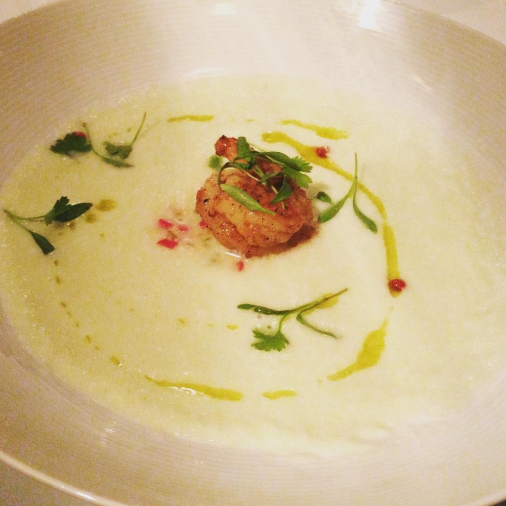 Chilled Yogurt Soup from An Evening at Le Cirque aboard Holland America Line