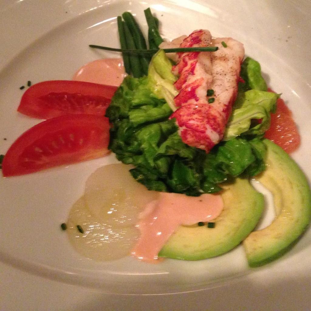 Lobster Salad from An Evening at Le Cirque aboard Holland America Line