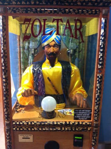 Zoltar on the Boardwalk aboard Allure of the Seas - It costs $1.