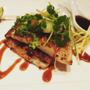 Grilled Swai from Tamarind on Holland America Line's Eurodam