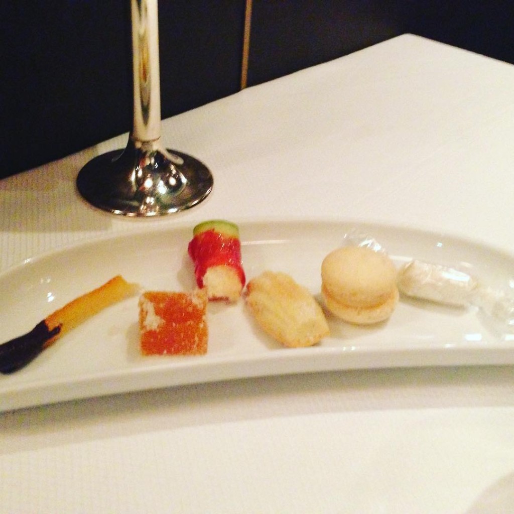 Petitfours from an Evening at Le Cirque on Holland America Line