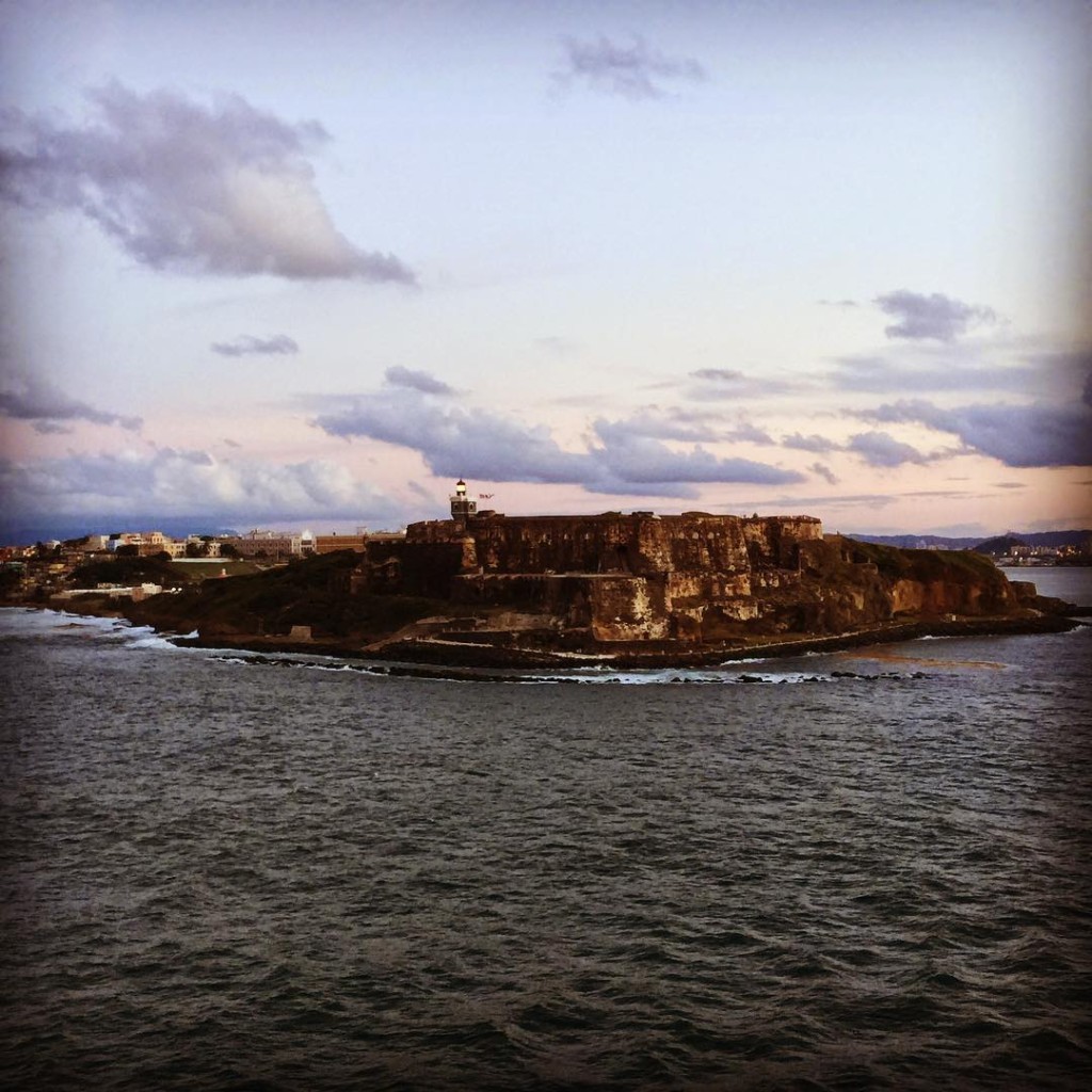 A parting shot of El Morro as we sail away form San Juan, PR