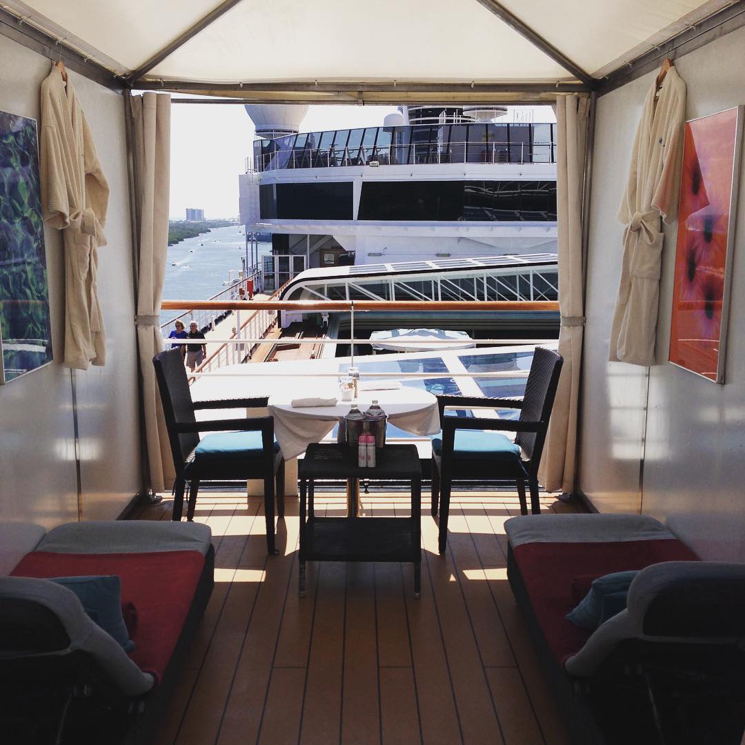 Cabana on Holland America Line's Eurodam