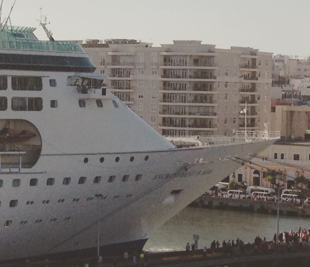 Royal Caribbean's Enchantment of the Seas docked in San Juan, PR