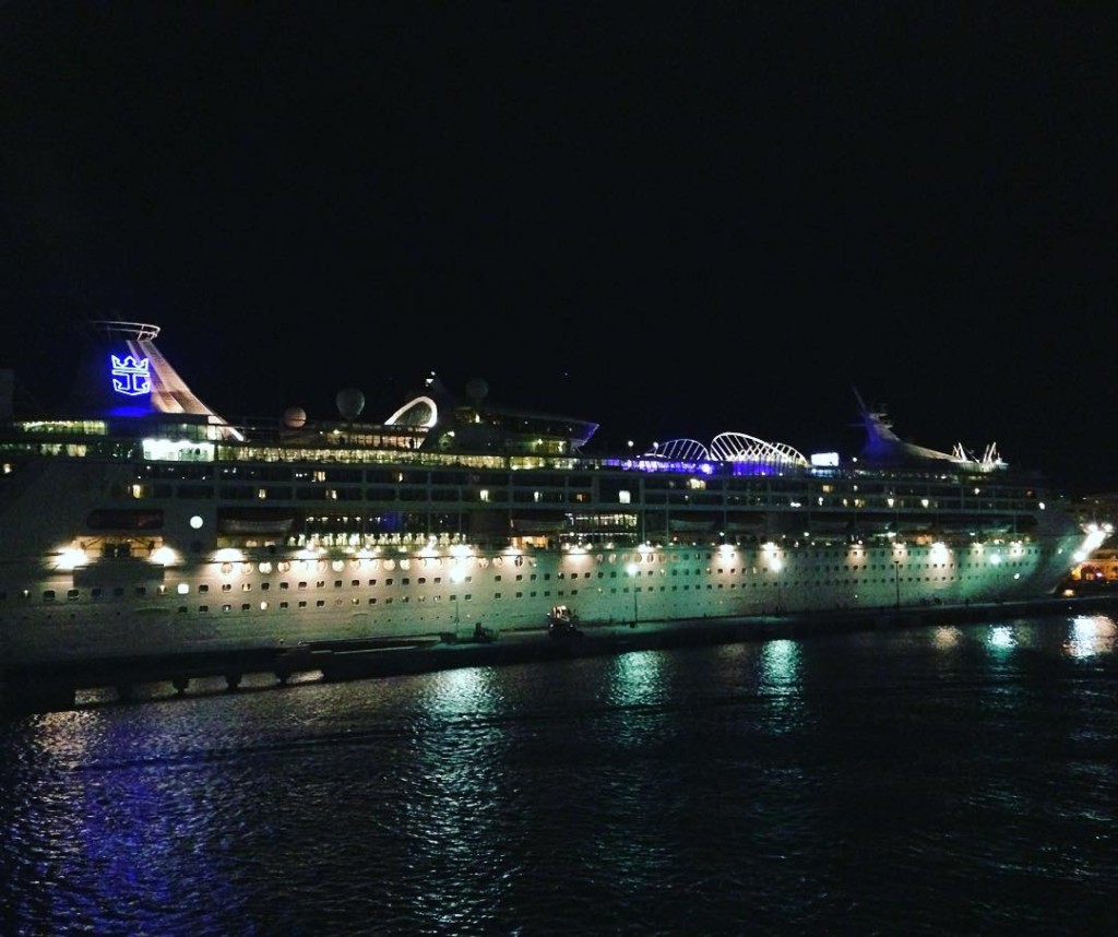 Royal Caribbean's Enchantment of the Seas docked in San Juan, PR