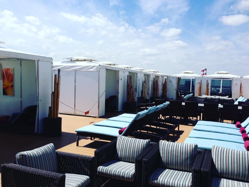 Cabanas on Holland America Line's Eurodam