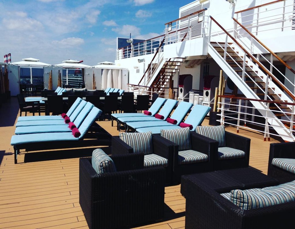 Cabanas on Holland America Line's Eurodam