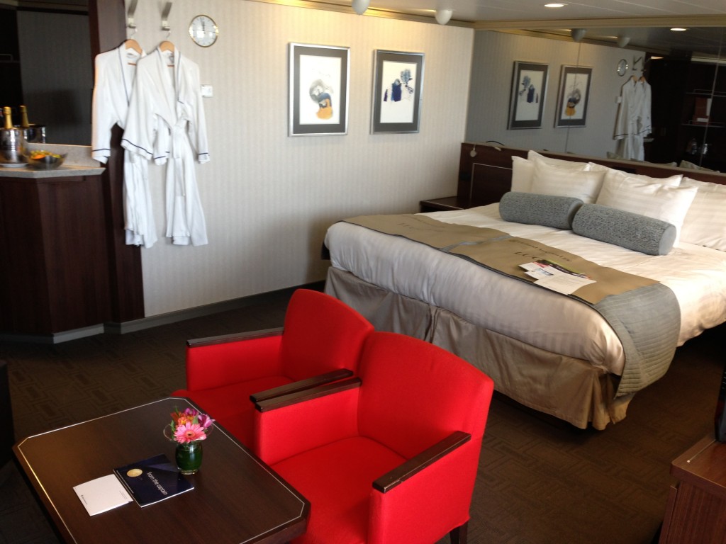 Suite 7050 on Holland American's ms Eurodam