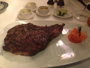 Grilled Ribeye Steak from the Pinnacle Grille onboard Holland America Line's ms Eurodam