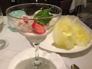 Strawberry Gelato with what else? Cotton Candy of course! Only from Canaletto on Holland America Line's ms Eurodam