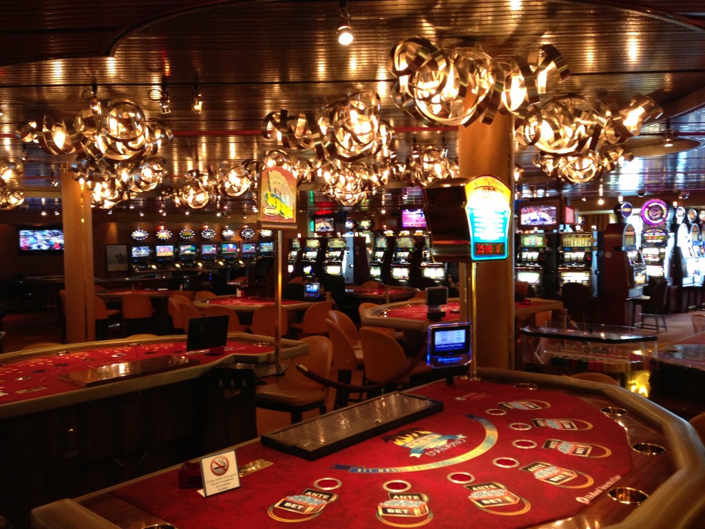 The casino on board Holland America Line's ms Eurodam