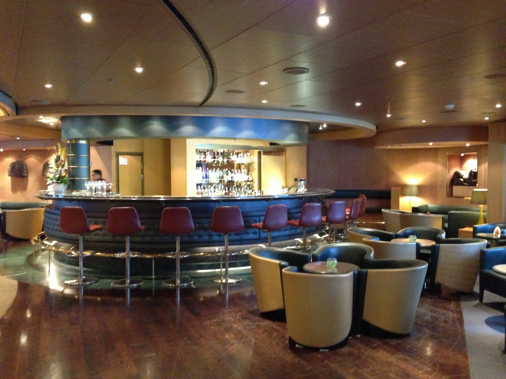 One of the bars on board Holland America Line's ms Eurodam