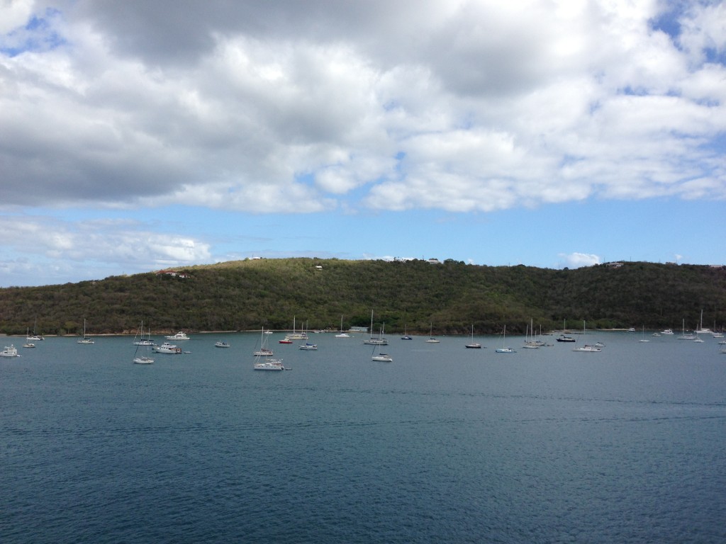 Leaving St. Thomas on Holland America Line's ms Eurodam