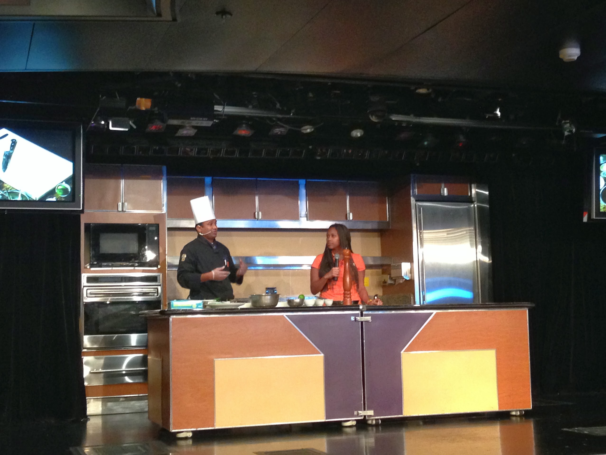 The Culinary Arts Center presented by Food & Wine offered up cooking demonstrations on Holland America Line's ms Zuiderdam.