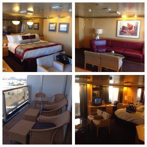 Neptune Suite 7082 on Holland America Line's ms Zuiderdam