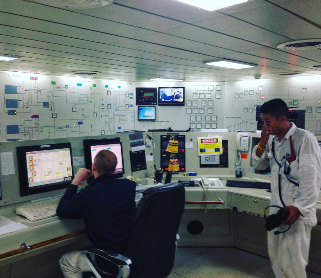 The Engine Control Room of the Zuiderdam