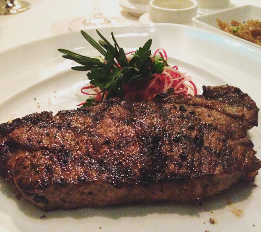 New York Strip from Pinnacle Grill on Zuiderdam