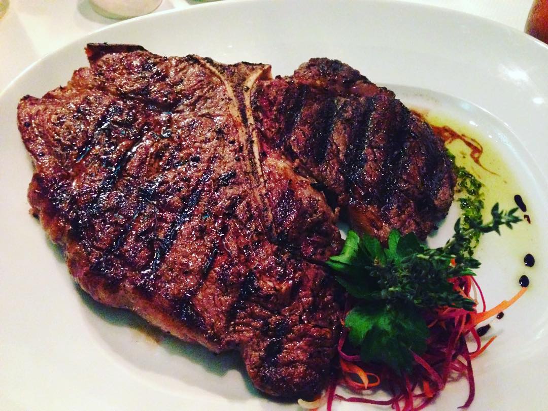 Porterhouse from Pinnacle Grill on Zuiderdam