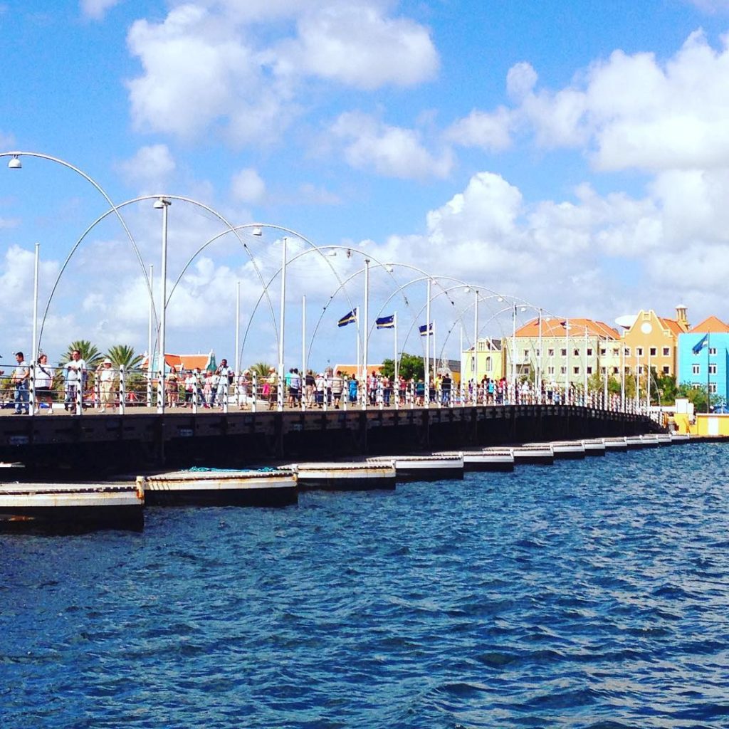 Queen Emma Bridge in Curacao