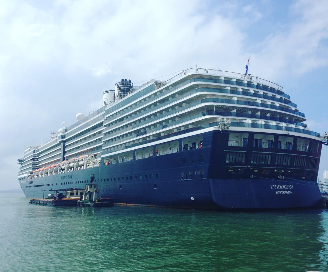 Zuiderdam docked in Cartagena