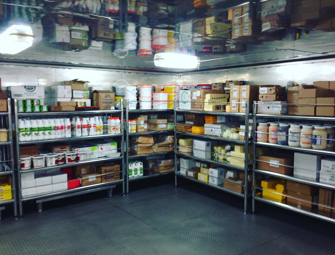 A behind the scenes look at one of the storerooms on Zuiderdam