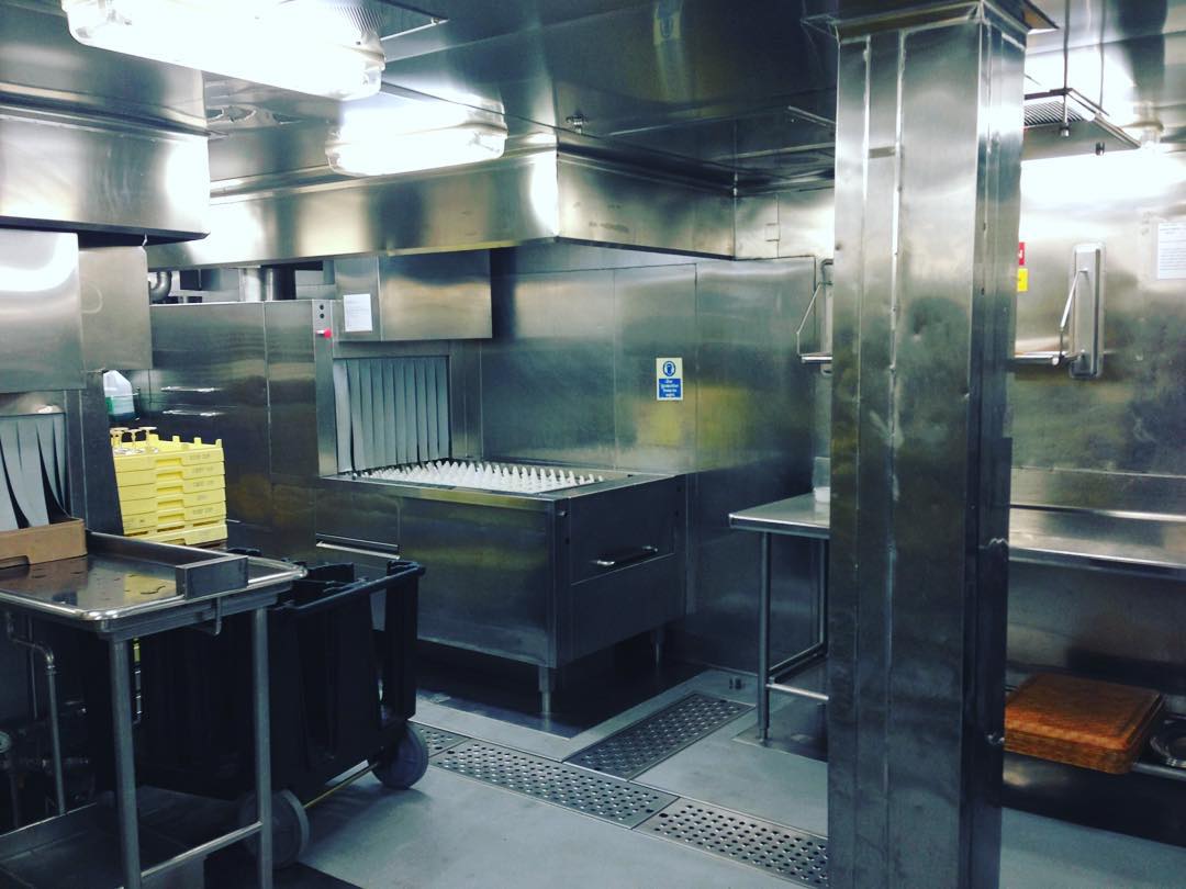 A behind the scenes look at the galley on Zuiderdam