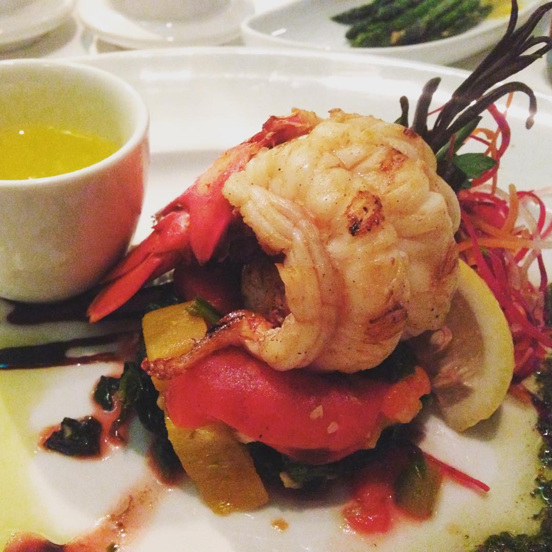 Lobster tail from Pinnacle Grill on Zuiderdam