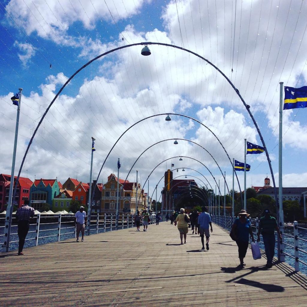 Queen Emma Bridge in Curacao