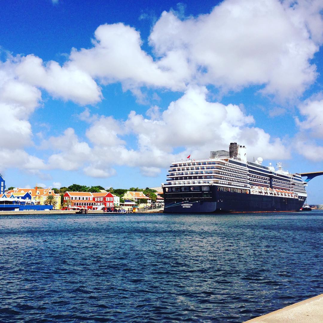 Zuiderdam docked in Curacao