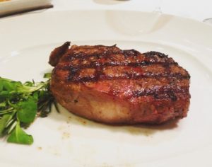 New York Strip from Pinnacle Grill on Veendam