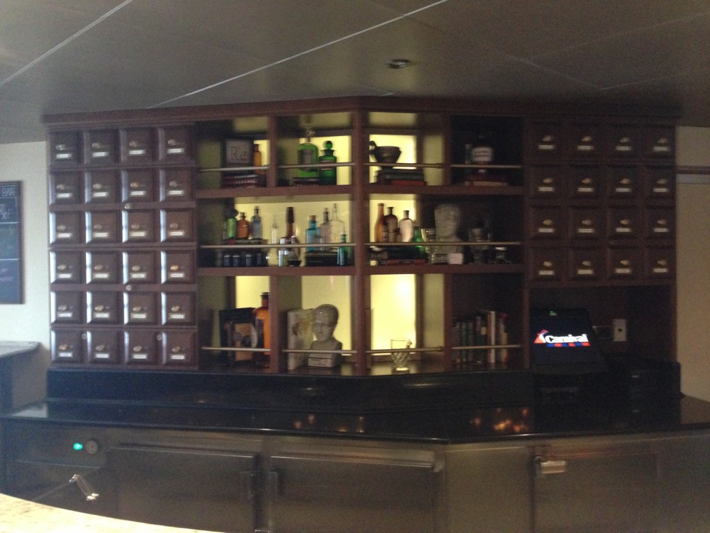 The Alchemy Bar on Carnival Liberty - some serious libations are made right here.