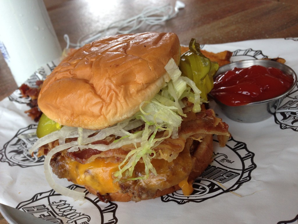 Yea, it really is the best burger at sea - from Guy's Burger Joint on the Carnival Liberty.