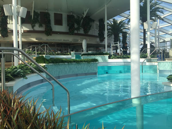 The Solarium Pool on Quantum of the Seas