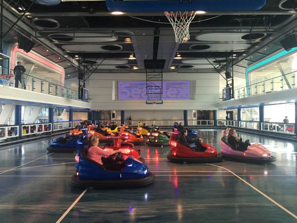 The First Bumper Cars at Sea in the SexPlex on Quantum of the Seas