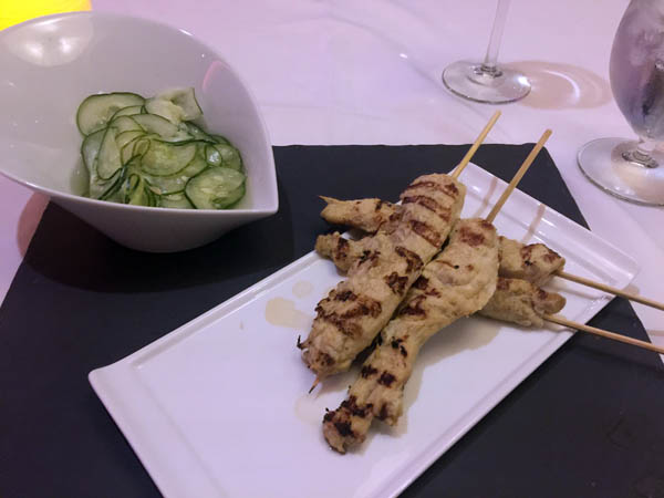 Chicken Satay from Devinly Decadence on Quantum of the Seas