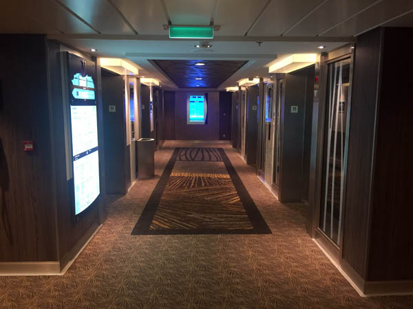 Some of the muted colors onboard Quantum of the Seas