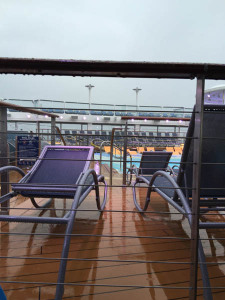 A rainy day on Quantum of the Seas