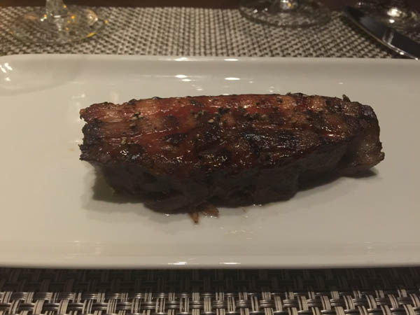 Grilled Black Pepper Bacon from Chops Steakhouse on Quantum of the Seas