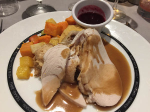 Thanksgiving Dinner at Sea