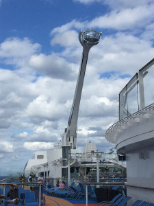 The North Star on Quantum of the Seas was functioning again and taking passengers 300 feet above the sea