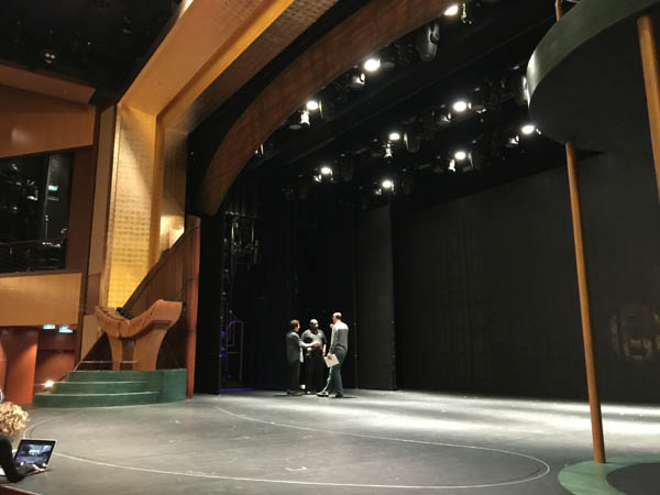 The stage of the Royal Theatre on Quantum of the Seas