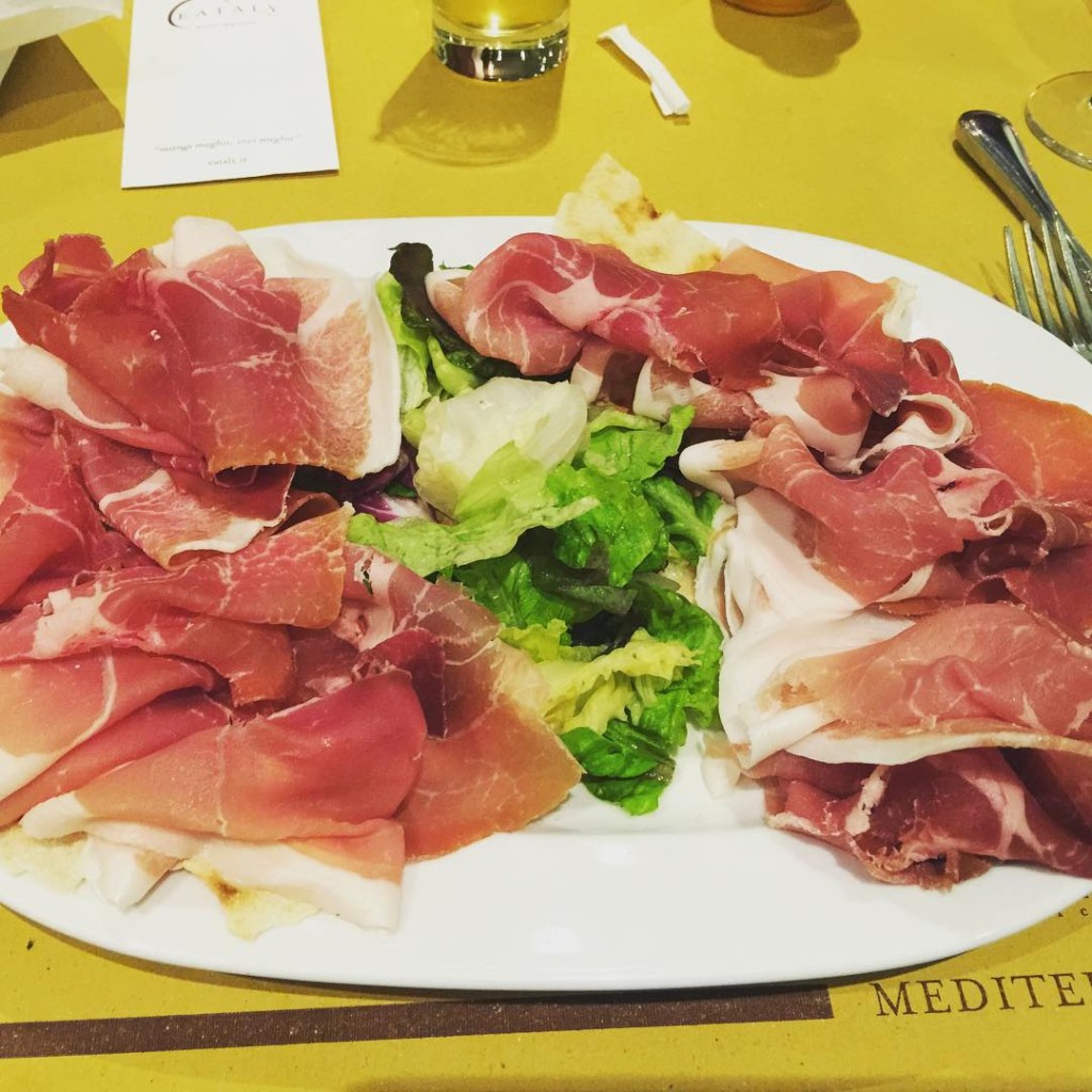 Prosciutto from Eataly Steakhouse on MSC Divina