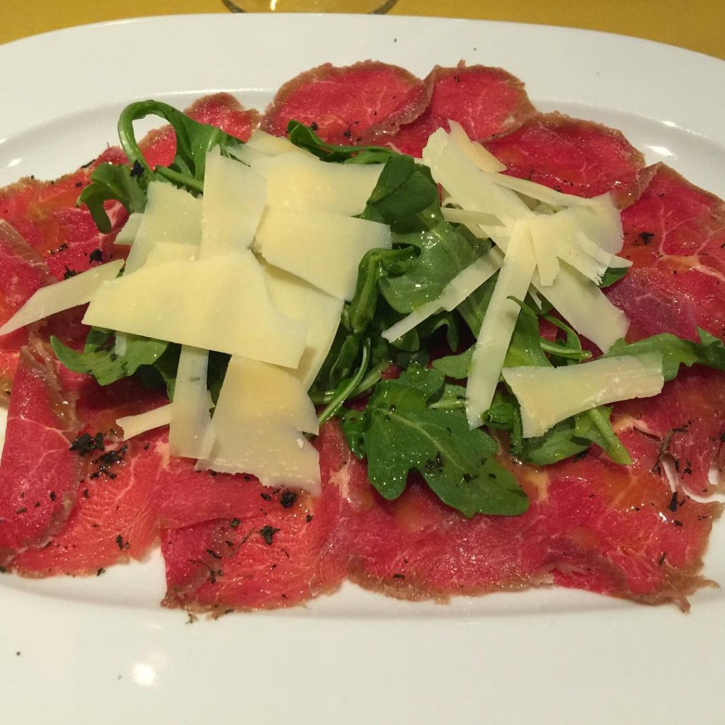 Beef Carpaccio from Eataly Steakhouse on MSC Divina