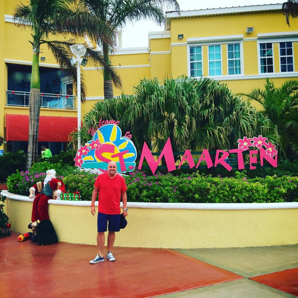 A selfie in St. Maarten