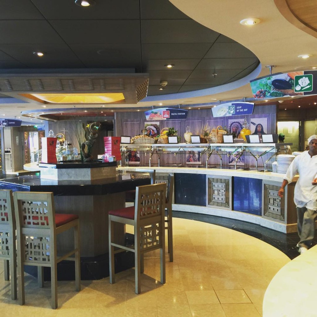 The Calumet and Manitou Buffets on MSC Divina