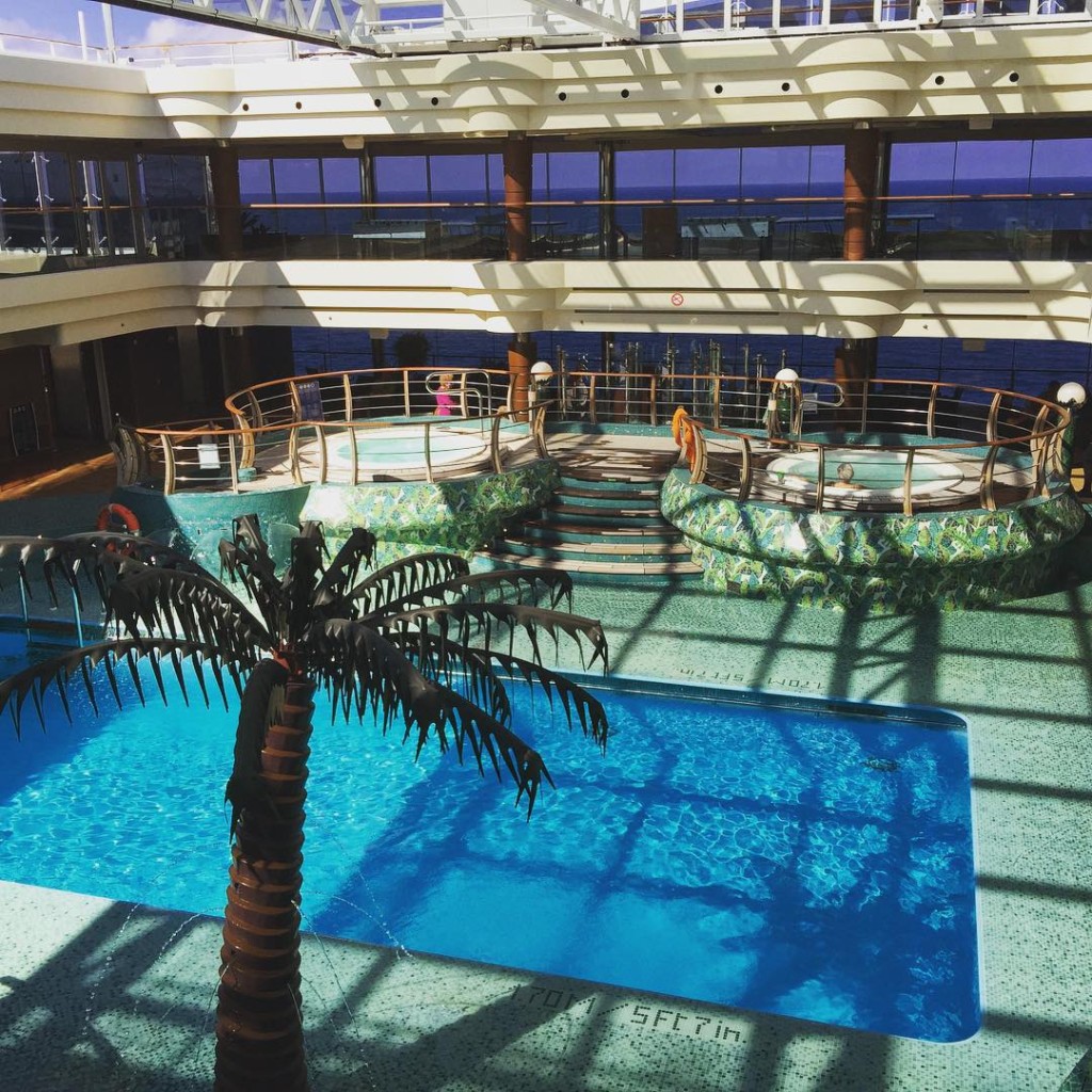 The Solarium Pool on the MSC Divina