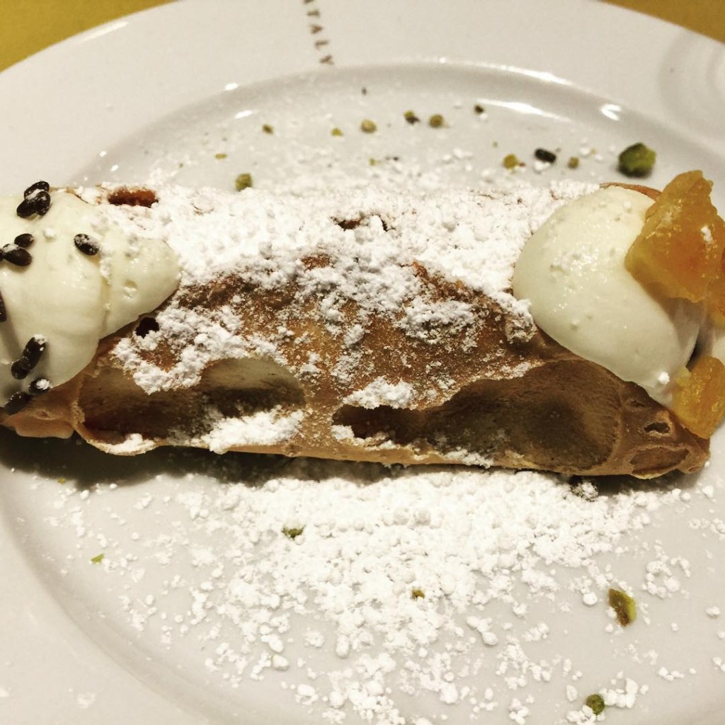 Cannoli from Eataly Steakhouse on MSC Divina