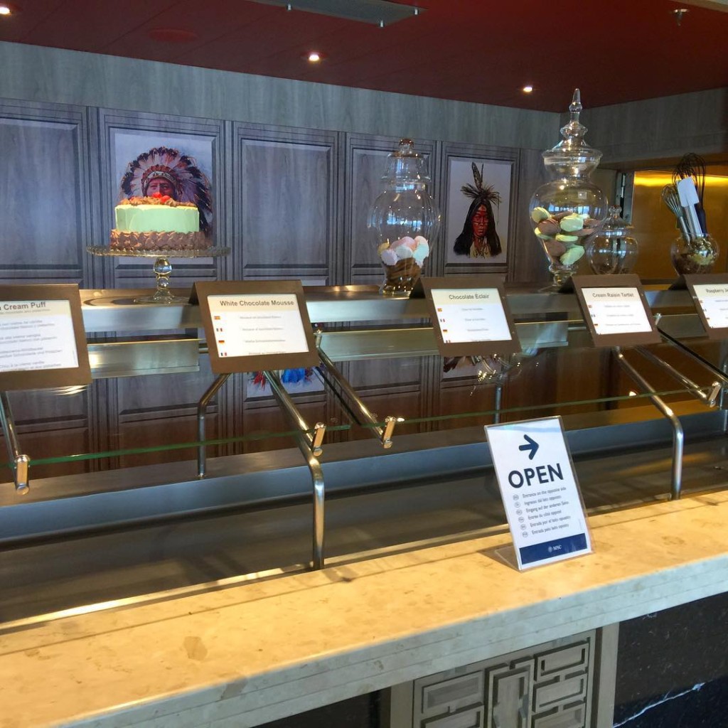 The Calumet and Manitou Buffets on MSC Divina