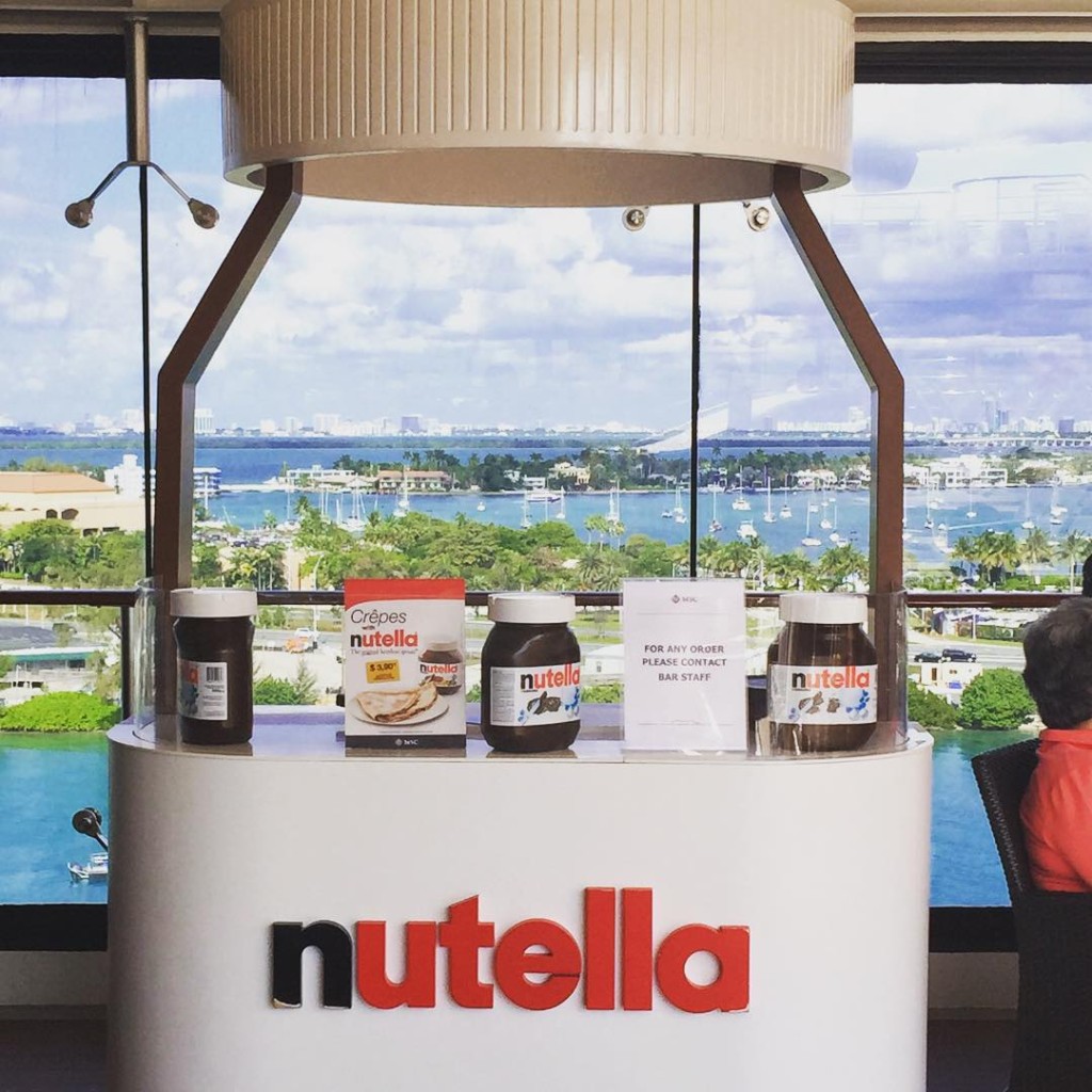 An Italian staple - Nutella - available on MSC Divina