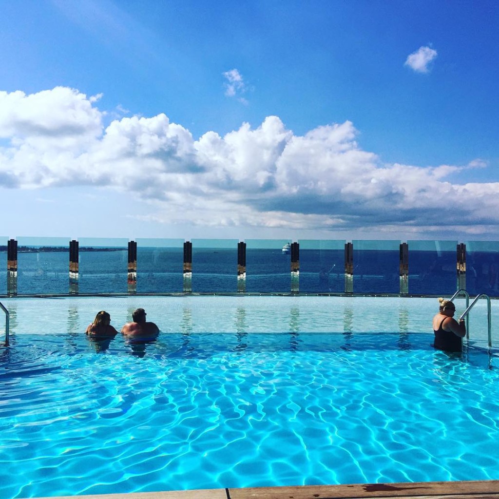 Infinity pool on the MSC Divina